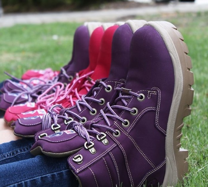 Purple steel cap boots online